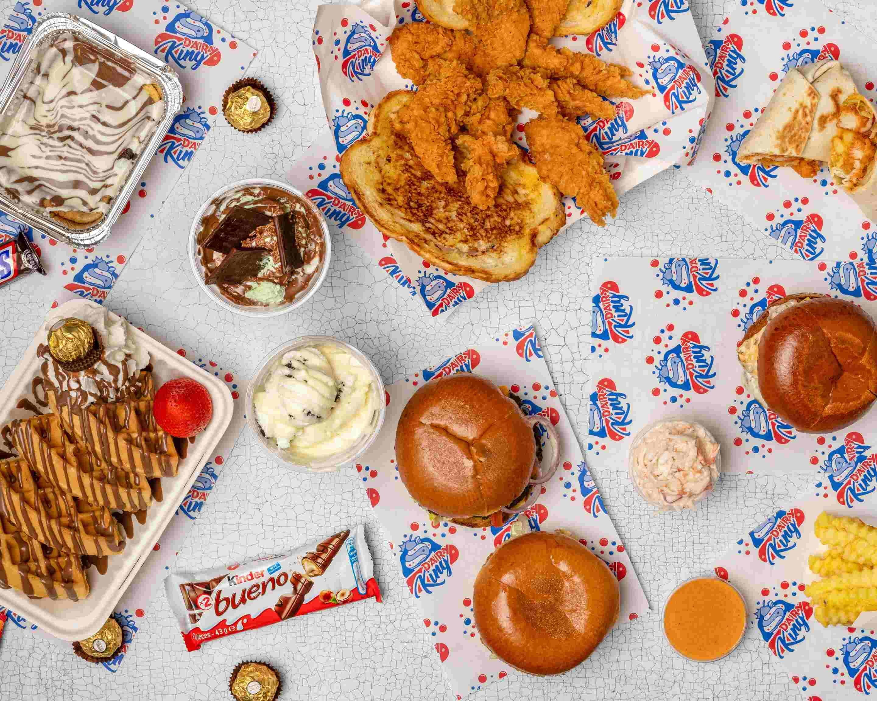 Dairy King food and brand visual